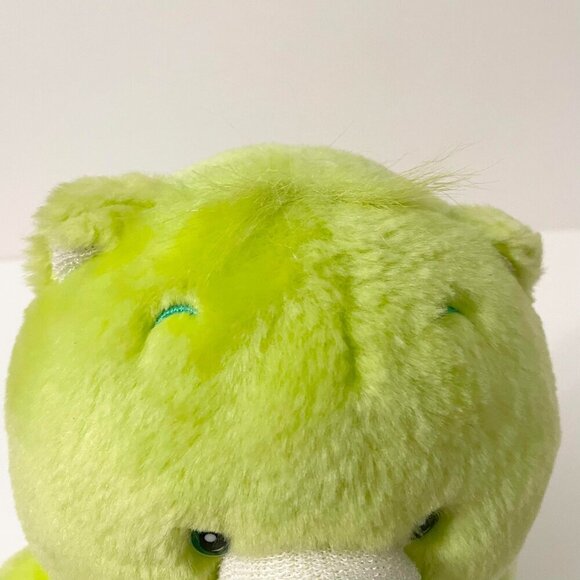 2004 Care Bears Do Your Best Green Kite Plush Toy 12 Inch Stuffed Toy - Picture 14 of 16